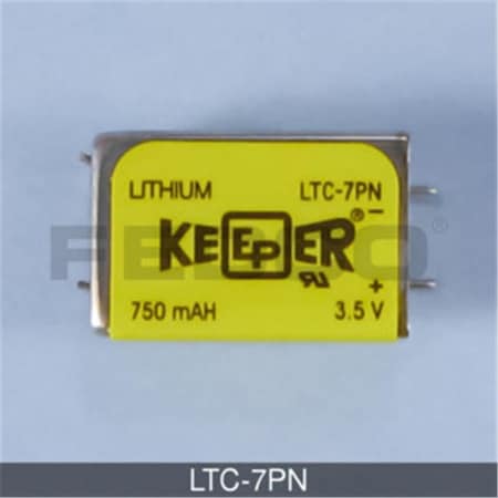 Fedco Batteries FedCo Batteries Compatible with  EaglePicher LTC-7PN EaglePicher Keeper Specialty Battery - 3.5V  750mAh LTC-7PN